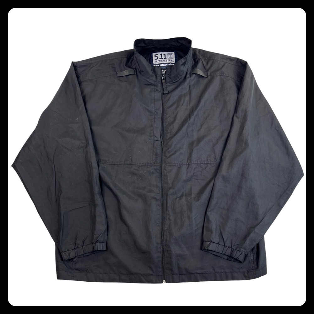 5.11 Tactical Response Jacket Men 3XL Black Nylon Full Zip Lightweight 48035